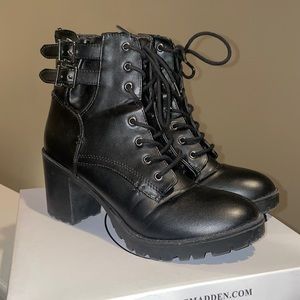Steve Madden Lace Up Combat Boots
